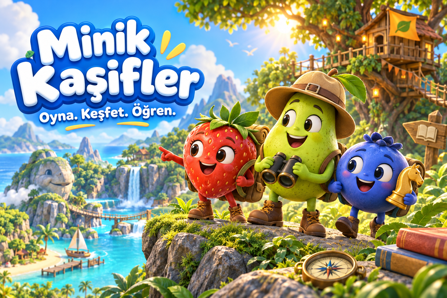 Minik Kaşifler'in renkli oyun dünyası