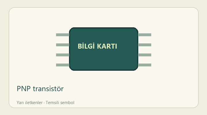 PNP transistör — proje görseli