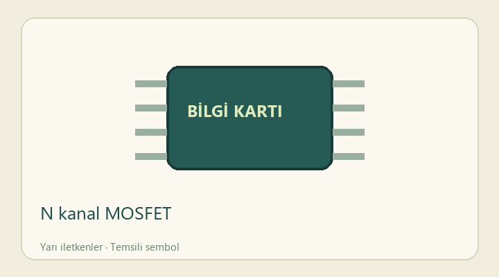 N kanal MOSFET — proje görseli