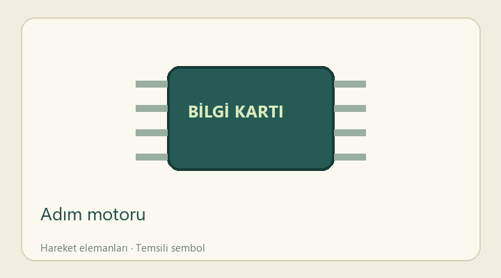 Adım motoru — proje görseli