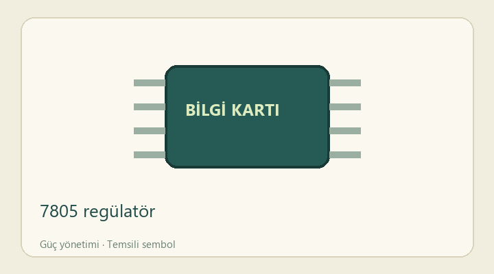7805 regülatör — proje görseli