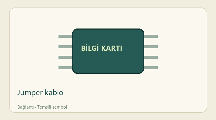 Jumper kablo — proje görseli