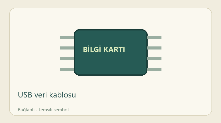 USB veri kablosu — proje görseli