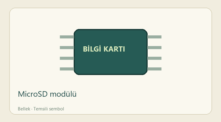 MicroSD modülü — proje görseli