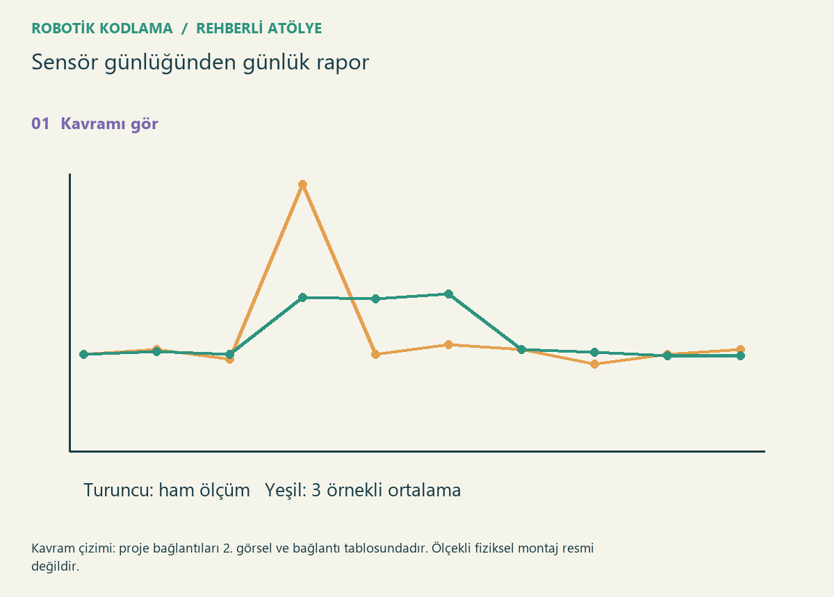 Sensör günlüğünden günlük rapor — proje görseli
